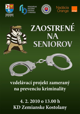 Zaostrené na seniorov - plagát