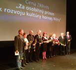 Odovzdanie cien Združenia pre rozvoj reg. horná Nitra "Za osobitý prínos k rozvoju kultúry hornej Ni