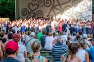 Záverečný program detských folklórnych skupín z regiónu