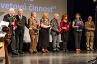 Pamätný list riaditeľky Regionálneho kultúrneho centra v Prievidzi "Za dlhoročnú kultúrno-osvetovú č