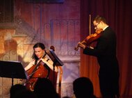 Violončelistka Klaudia Remencová a violista Andrej Krajčovič