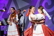 Ľudová hudba folklór. súboru Bystrina z Banskej Bystrice (29. 6. - druhý deň)