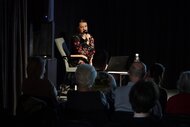 Etnologička Júlia Marcinová v Prievidzi