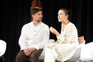 Túlavé divadlo s konverzačnou komédiou Podivuhodné hodiny literatúry Hany a Matúša (8. 10.)