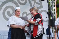 Odovzdanie pamätného listu - Martina Kovalčiková FSk Bazalička Ráztočno ©Petra Obonova 12.6.2026