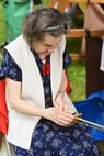 Sprievodné podujatie: Remeselný jarmok – Eva Gregorová – tkané výrobky ©Petra Obonova