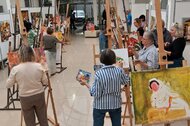 Workshop Maľba na plátno