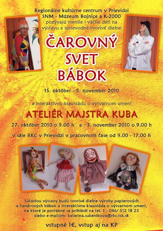 Čarovný svet bábok - plagát