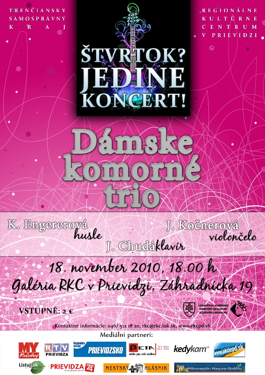 Dámske komorné trio - plagát