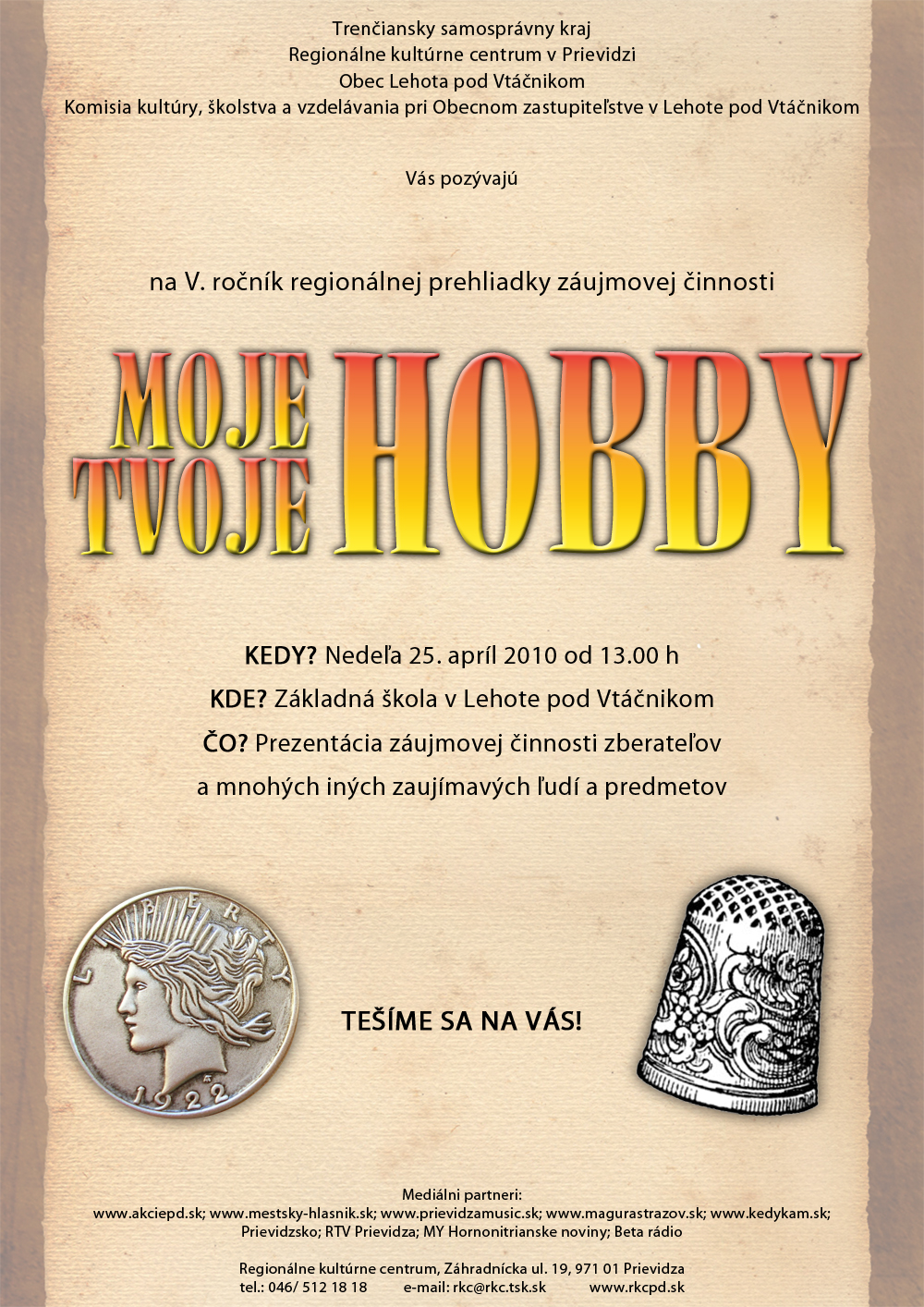 moje hobby, tvoje hobby - plagát