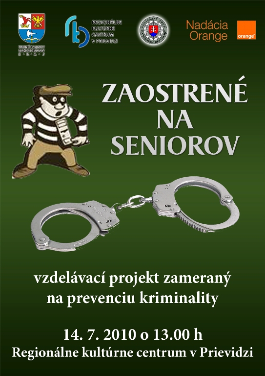 Zaostrené na seniorov - plagát