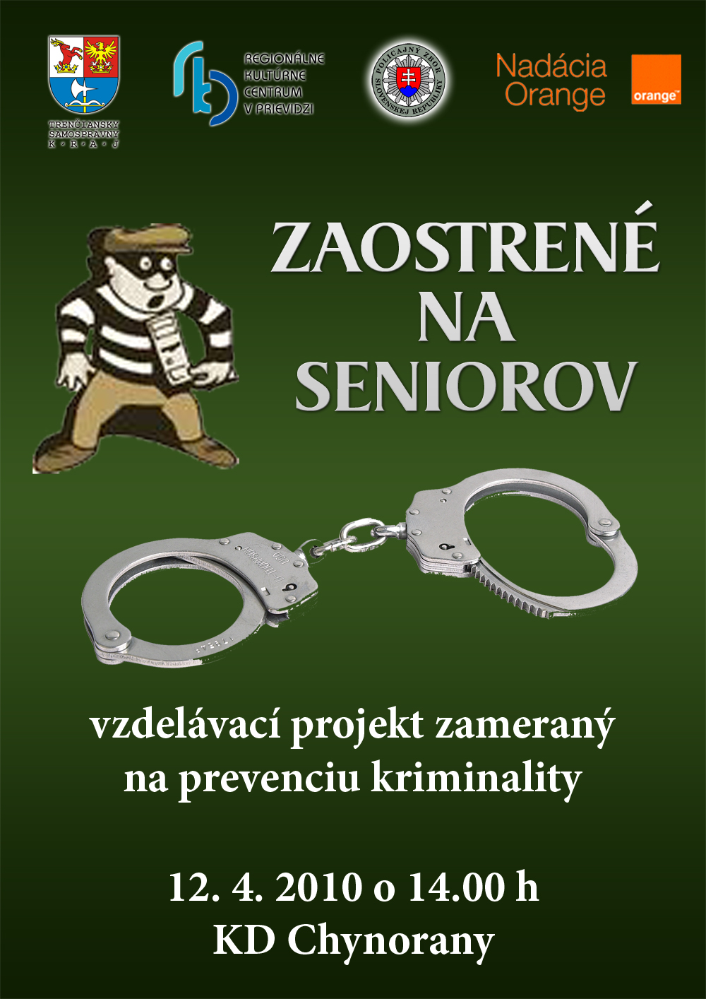 Zaostrené na seniorov - plagát