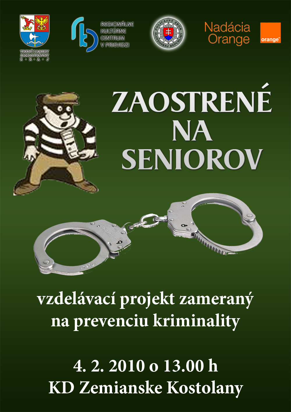 Zaostrené na seniorov - Zemianske Kostoľany